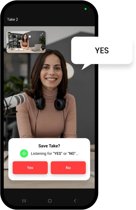 Saying Yes to the Save Take prompt in Shootsolo